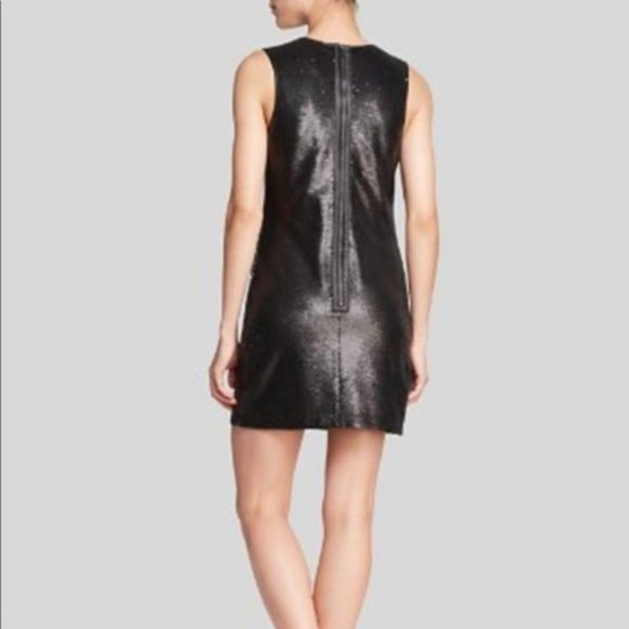 NWT ADDISON Black Sequin Hardy Shine Dress size small - Picture 9 of 12